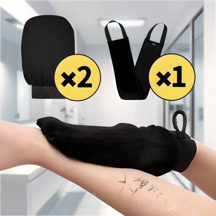 때르미르장 살살밀어도 때가 잘 나오는 프리미엄 때장갑 등때밀이