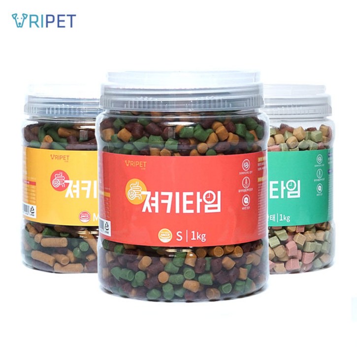 브리펫 져키타임 황태 1kg x 2개 노즈워크간식, 2개