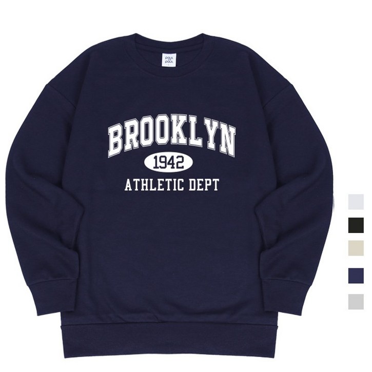 [폴앤폴]브루클린1942 오버핏 남여공용 맨투맨