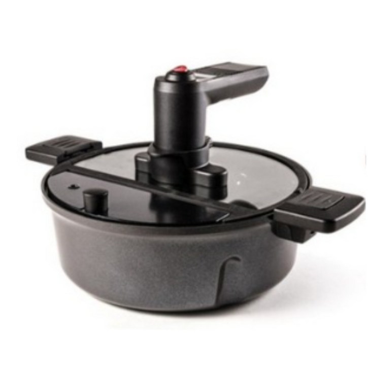 스위스벤 IH 인덕션 자동회전냄비 타지않는 냄비 통돌이팬 기름배출구가있는 모델, 1개, 28cm