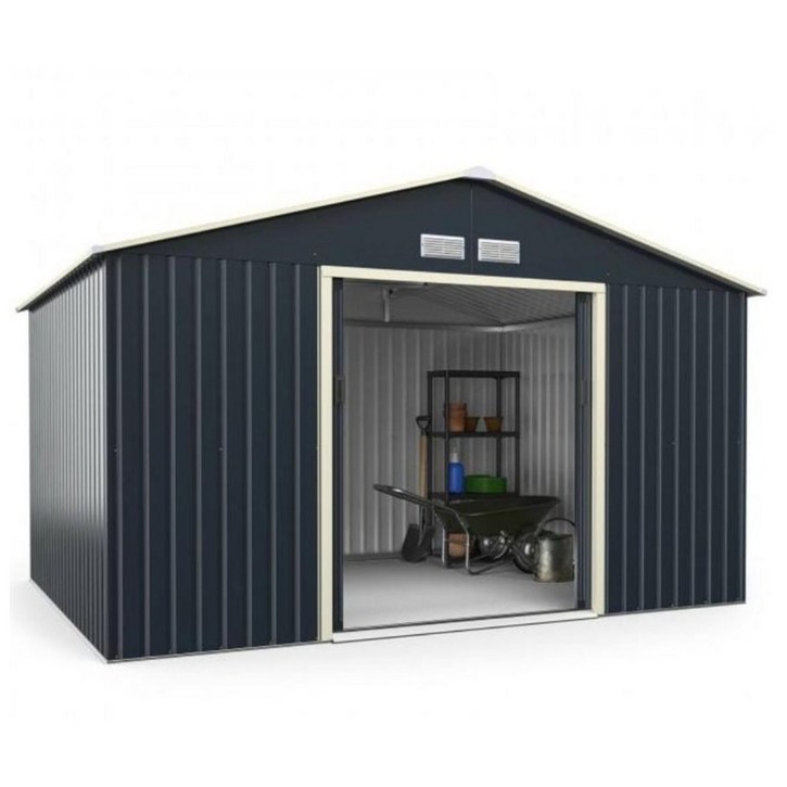 리뉴얼 이지하우스 6X8 농막 조립식 창고 공장 직접 공급 야외 도구 방 개인 정원 보관실 필드 창고 농촌 주거, 리뉴얼 네이비 6 X 8 빅  조립식 창고