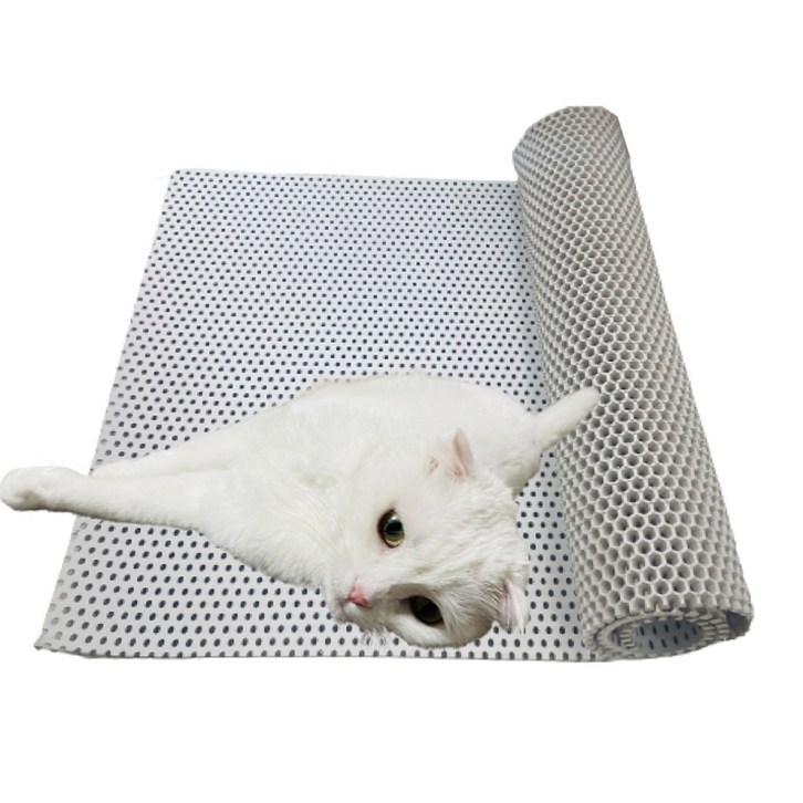 제일매트 고양이 사막화방지 화장실 모래 벌집 매트 - 쇼핑뉴스