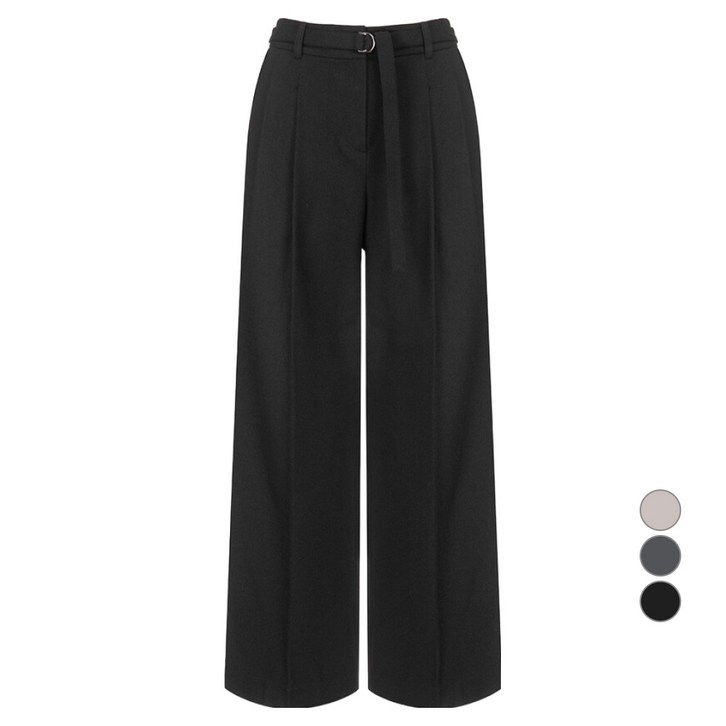 온앤온 여성용 투턱제천 벨티드 팬츠 NEW3WL952