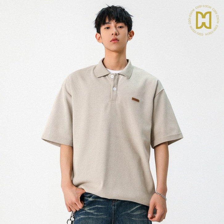 코디코치 퀴터 반팔 남자 데일리 카라 넥라인 기본 티셔츠 코디코치 퀴터 반팔 남자 데일리 카라 넥라인 기본 티셔츠