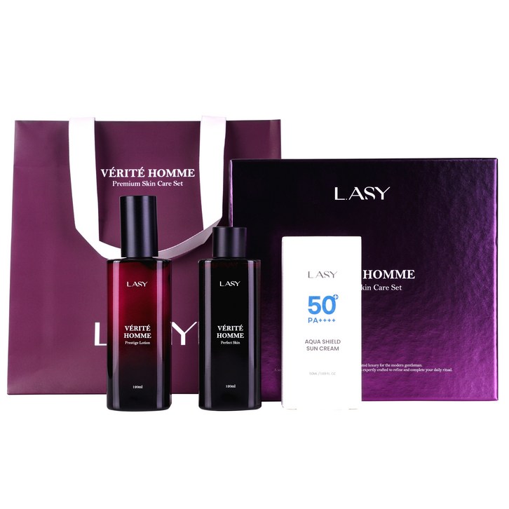 래시 남자스킨로션 베리테옴므 프리미엄 향기좋은 남성화장품세트 GIFT SET, 1세트