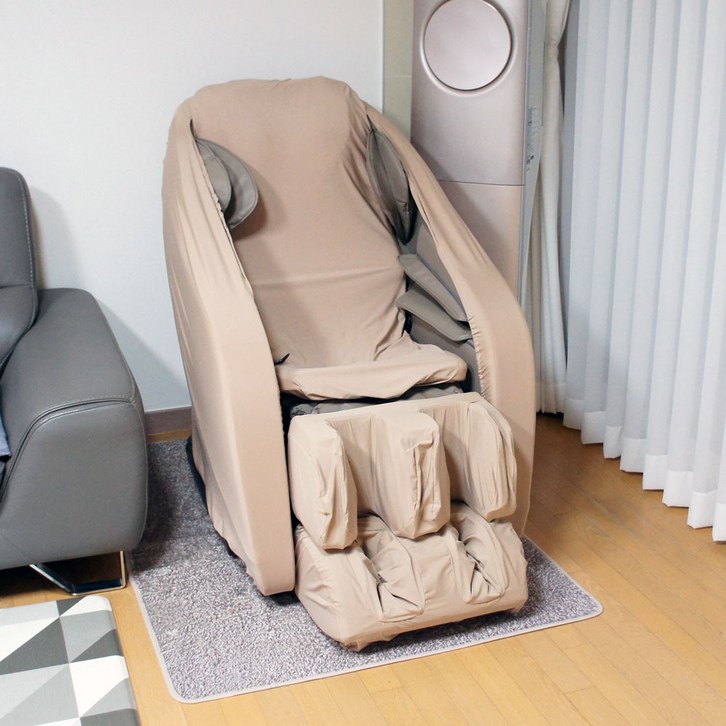 더퍼 안마의자커버 3종세트 등커버다리커버본체커버 브람스 바디프랜드 코지마 휴테크 호환, 베이지