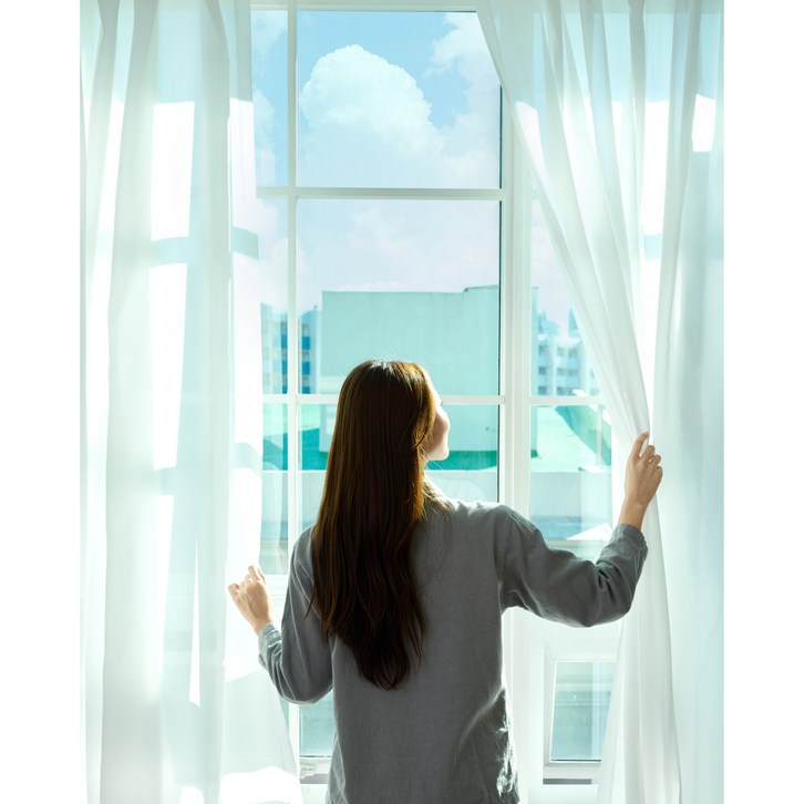 3M정품 떨어지지 않고 간편하게 붙이는 쉬폰커튼끈, 커튼봉 호환가능