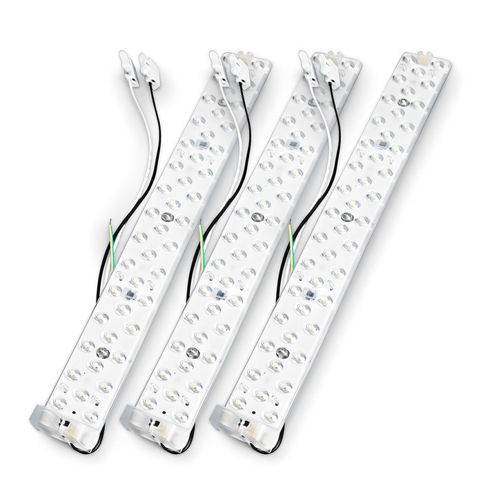 번개표 LED 모듈 리폼형 램프 조명 자석 30W 주광색 FPL 55W 대체용 3개입
