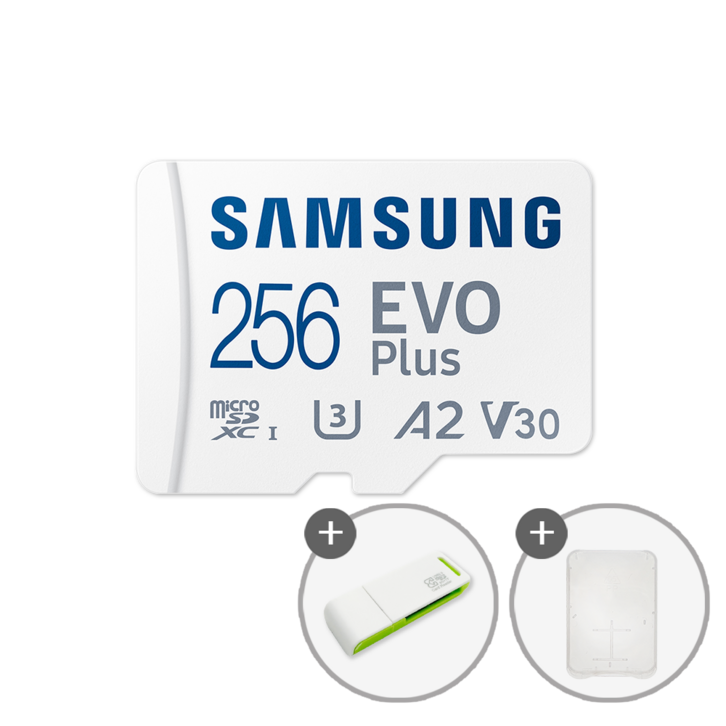 삼성전자 공식인증 정품 마이크로SD카드 EVO PLUS MBMC256SAKR SD카드 케이스 및 이엘 연두 카드 리더기 USB2.0 2in1 삼성전자 공식인증 정품 마이크로SD카드 EVO PLUS MBMC256SAKR SD카드 케이스 및 이엘 연두 카드 리더기 USB2.0 2in1