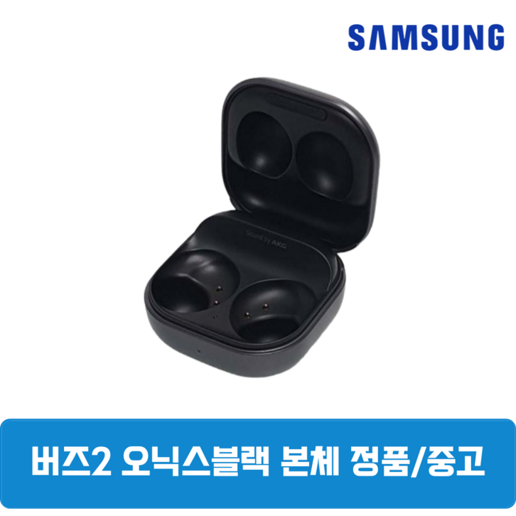 삼성 갤럭시 버즈2 그라파이트블랙 본체 충전기 정품 중고SMR177