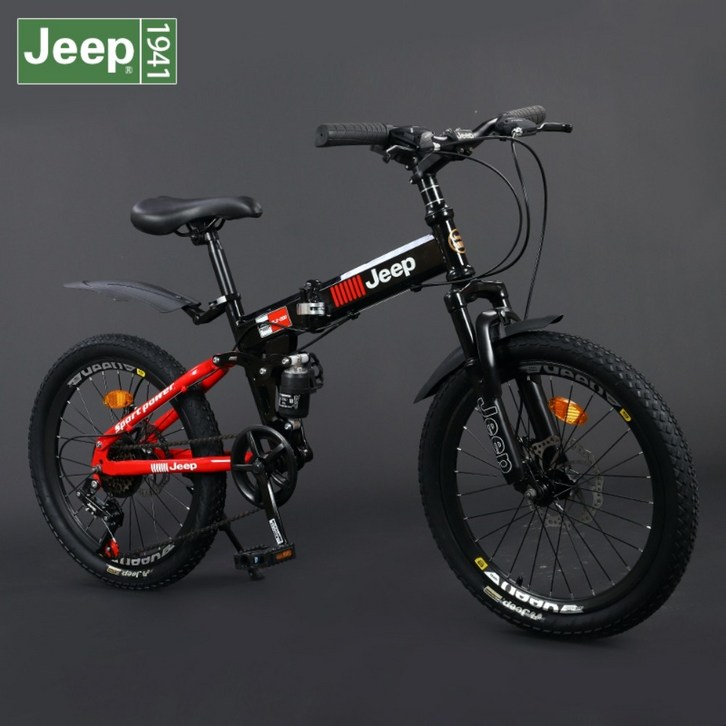 지프 JEEP 20인치 2218  접이식 산악 팻바이크 미니벨로 자전거 폴딩 출퇴근 클래식