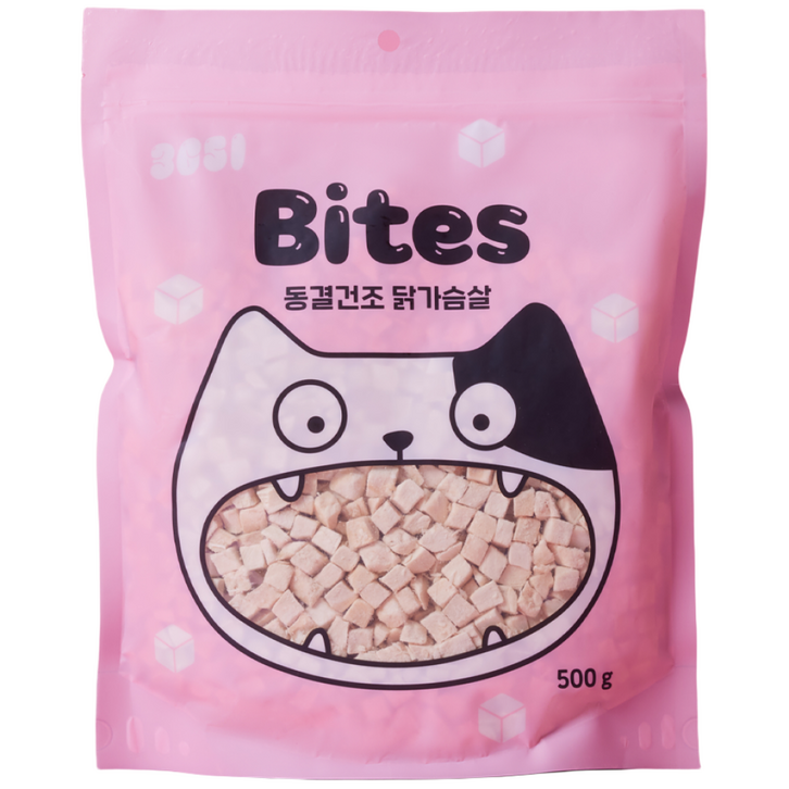3651 바이츠 동결건조 닭가슴살 대용량 고양이 트릿