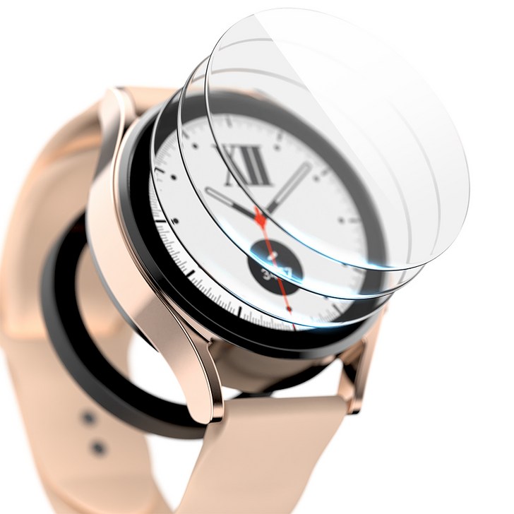 구스페리 갤럭시워치 9H 고강도 풀커버 강화유리 액정보호필름 44mm 3p
