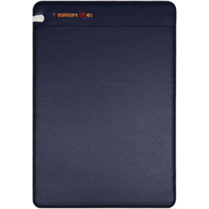 한일의료기 전기매트 스판덱스 네이비, 더블135 x 195 cm