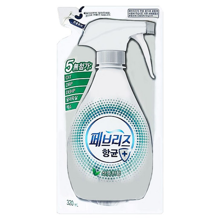 페브리즈 항균 산뜻한향 320ml x 3
