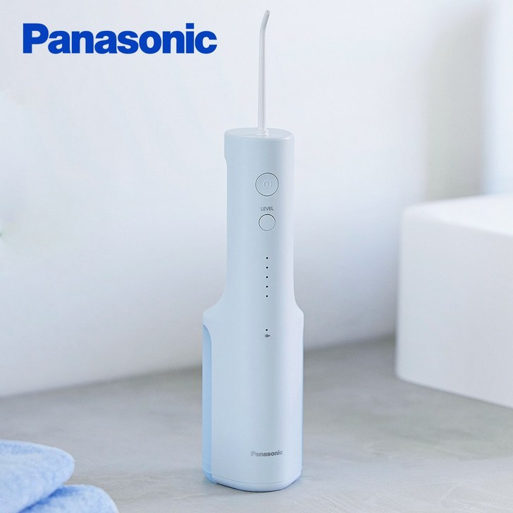 파나소닉 휴대용 무선 구강세정기 IPX7 방수 워터 치아 치간 물치실 세척기 EWDJ26