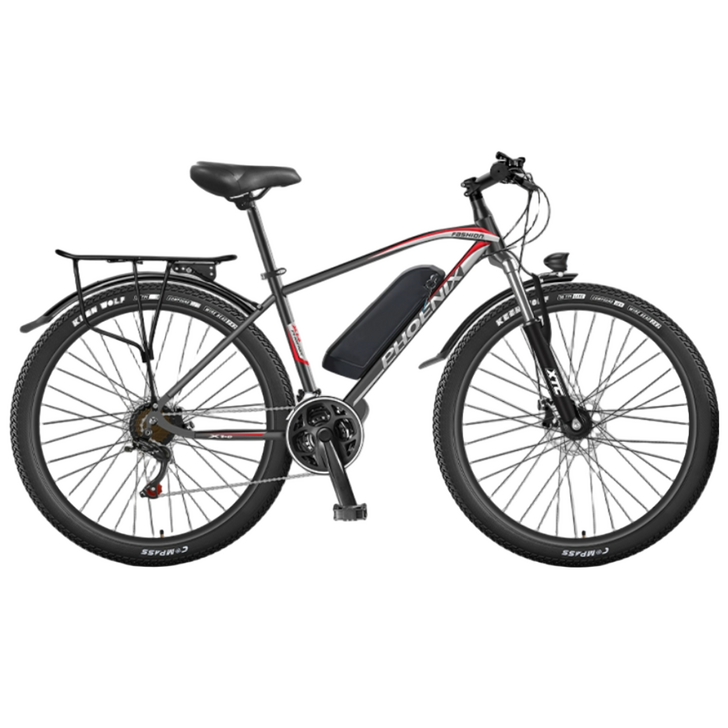 그라비티엑스 pas 고출력 방수 리튬 배터리 전동 전기자전거 출퇴근 mtb 가성비 산악, 모델1 스포크휠블랙, 강철