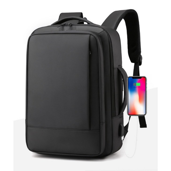 노멀 usb충전 포트 비즈니스 남성용 백팩 방수 노트북 가방