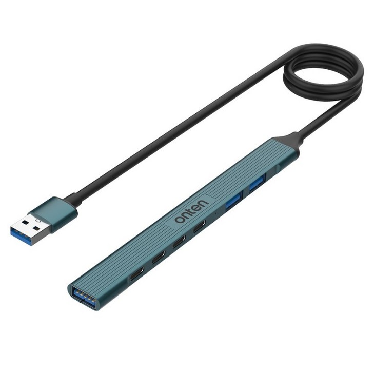 컴스 C타입 4포트 + A타입 3포트 USB 멀티 허브 FW072