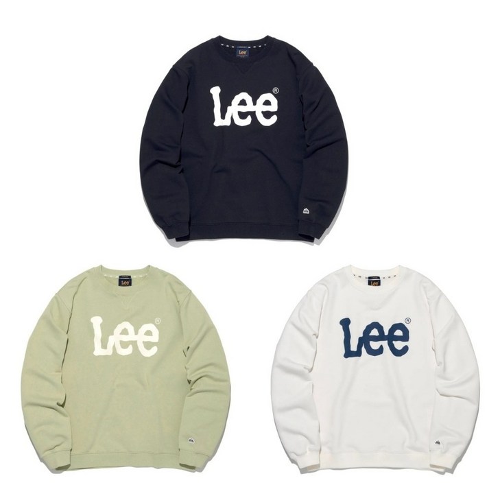 국내매장판 리 LEE 상의 빅 트위치 로고 맨투맨 색상 3종