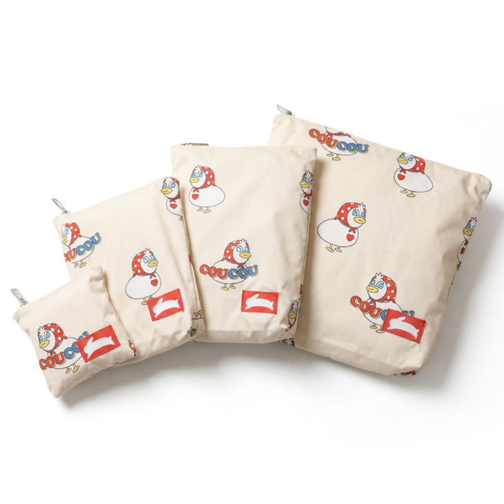 오우아스튜디오 어린이집 준비물 방수 파우치 4종 세트