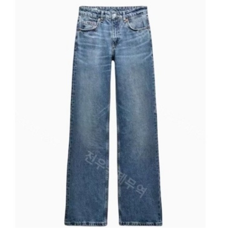 ZARA 자라 미드라이즈 풀 렝스 진 6688/034  6688034