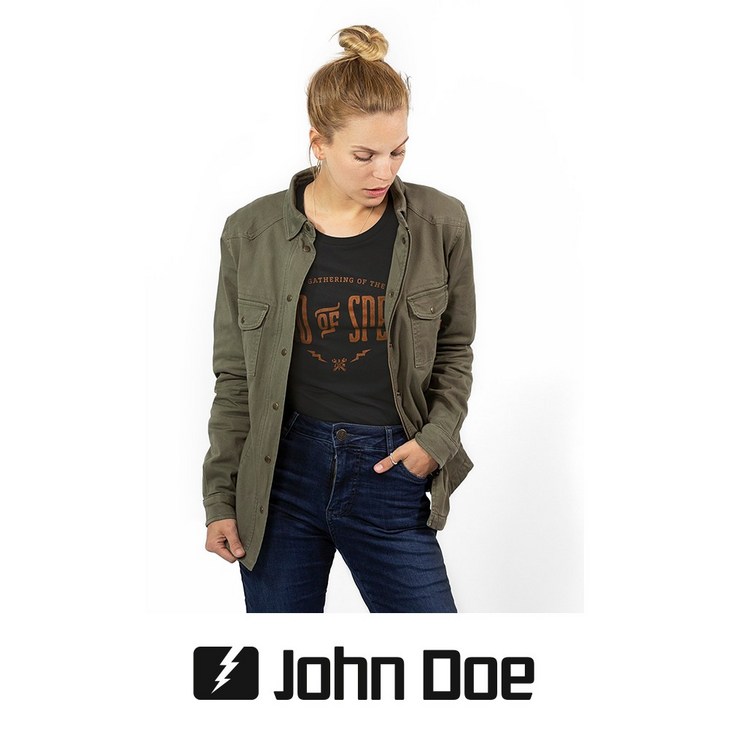 존도 바이크 자켓 Motoshirt Women Olive JDL8003 존도 바이크 자켓 Motoshirt Women Olive JDL8003