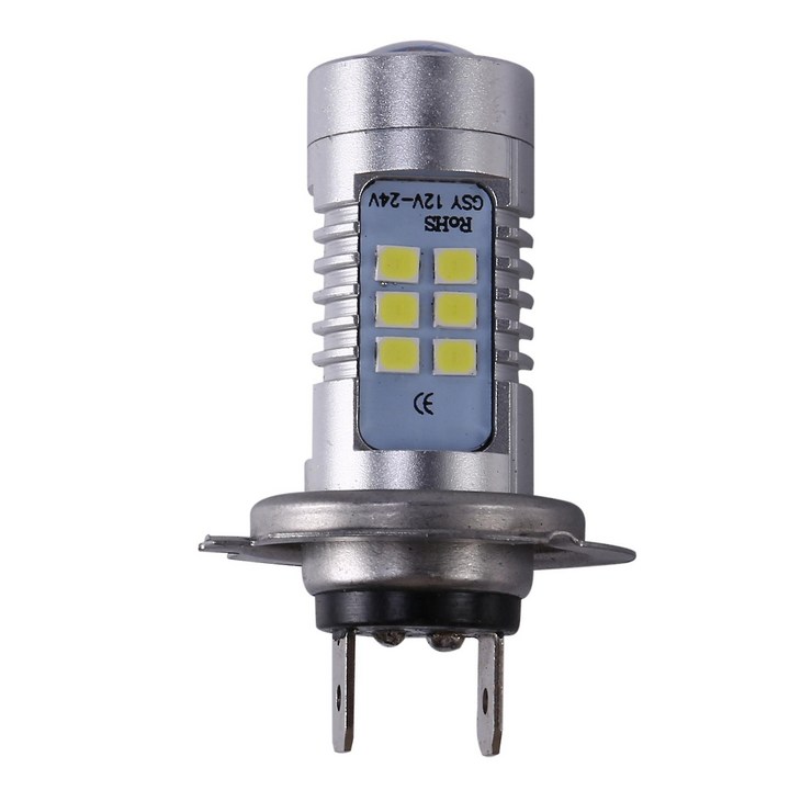 LED 헤드라이트 램프 전구 H7 바이크 오토바이 3030 21smd