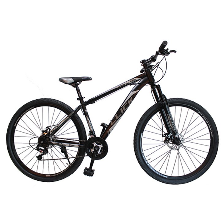 클릭 MTB 자전거 프라임29D 29인치 기계식디스크브레이크 시마노21단 미조립, 블랙그레이, 1개