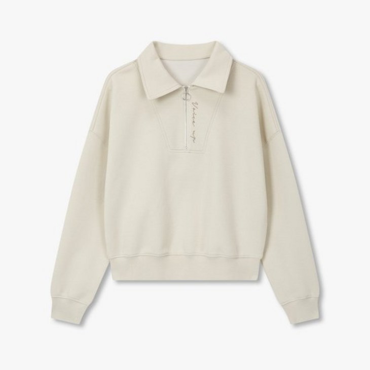 보브 엠브로 하프 집업 맨투맨 티셔츠7155440007