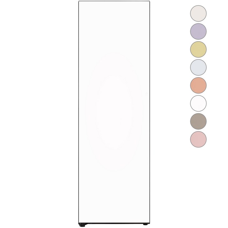 색상선택형 LG전자 컨버터블 패키지 오브제컬렉션 냉장전용고 오토도어 X322AA3S 글라스 우열림 방문설치
