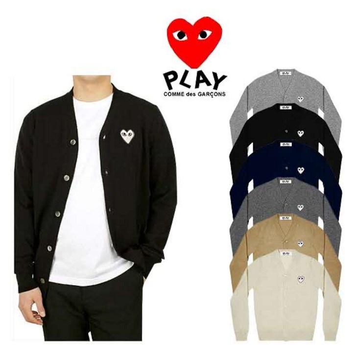 일본직구 Comme des Garcons 2023 꼼데가르송 남성 화이트 와펜 가디건 AZN062051 일본직구 Comme des Garcons 2023 꼼데가르송 남성 화이트 와펜 가디건 AZN062051