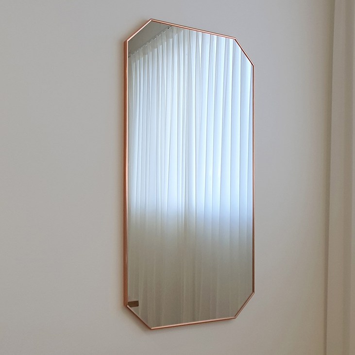 문걸이거울 [브래그디자인] 무료배송 600x1200 팔각 거울, 3. 로즈골드