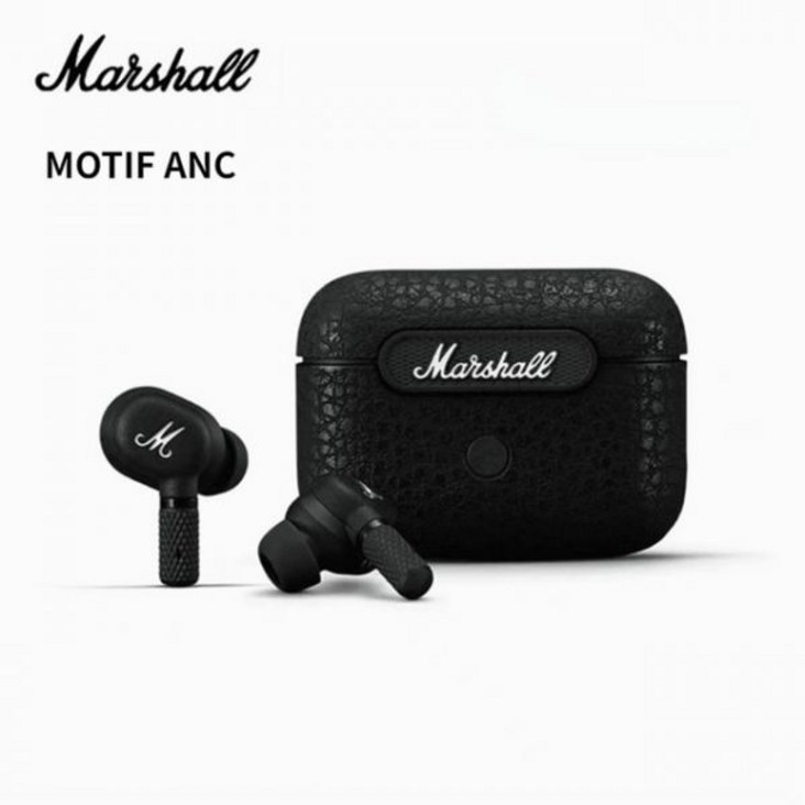 MARSHALLMOTIF ANC 헤드폰 오리지널 방수 스포츠 게임 비디오 블루투스 헤드셋 진정한 무선 액티브 노이즈 캔슬링