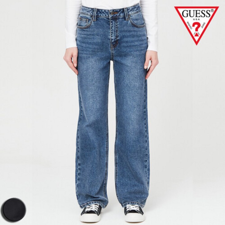 게스진 게스 여성 M톤 와이드 YN3D9155