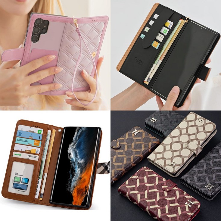 갤럭시퀀텀6 가죽 다이어리 케이스 SMA566 지갑형 케이스