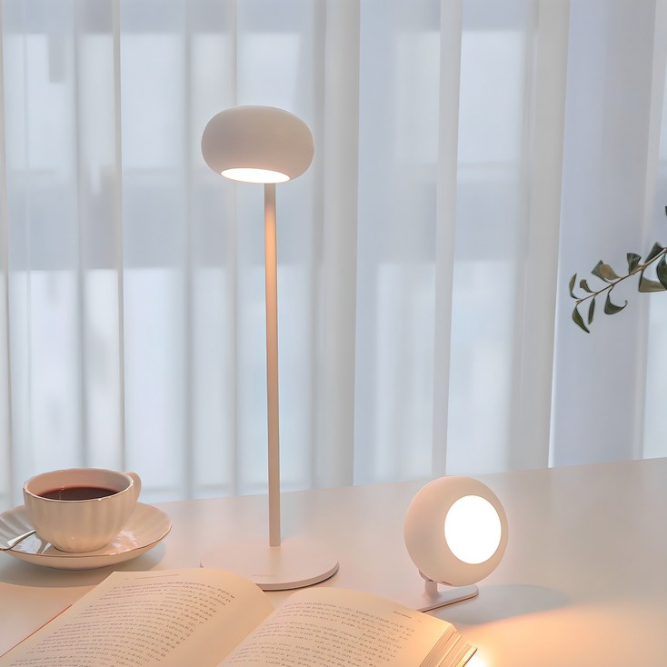 모락 넬리 마그넷 무선 터치 LED 스탠드 무드등 모락 넬리 마그넷 무선 터치 LED 스탠드 무드등