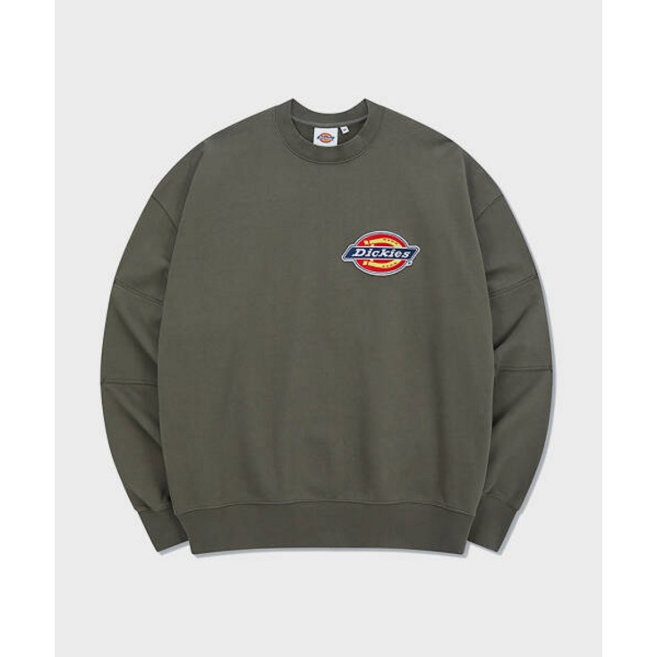 디키즈맨투맨 공용 루즈핏 봄 가을 긴팔 스웨트 티셔츠 차콜 RB069