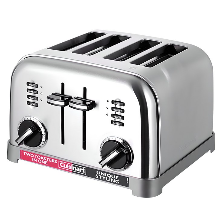 쿠진아트 메탈클래식 4구 토스터, CPT180KR