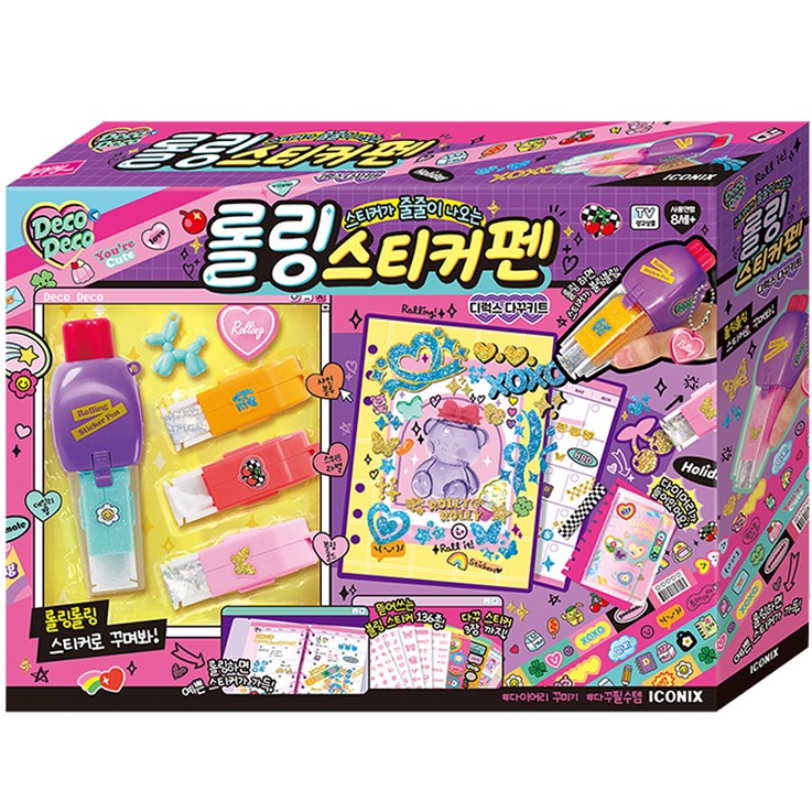 데코데코 롤링 스티커펜 디럭스 다꾸 키트 데코데코 롤링 스티커펜 디럭스 다꾸 키트