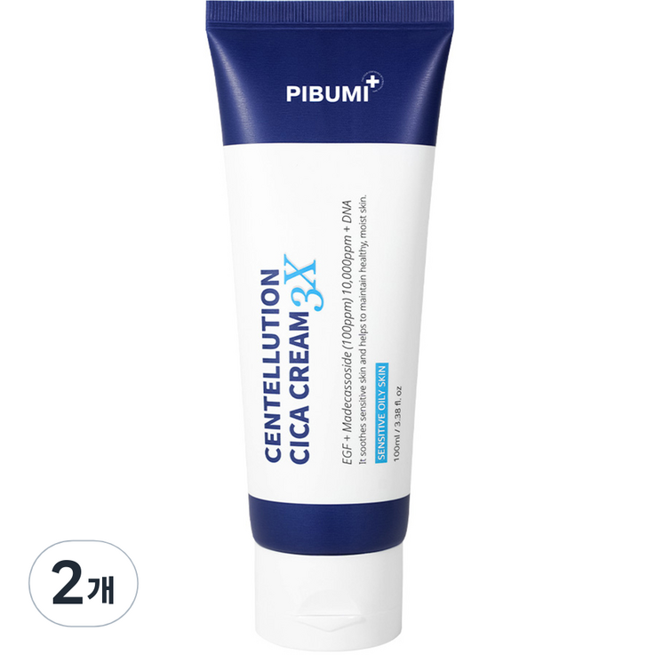 피부미 센텔루션 시카 크림 쓰리엑스 지복합성, 100ml, 2개