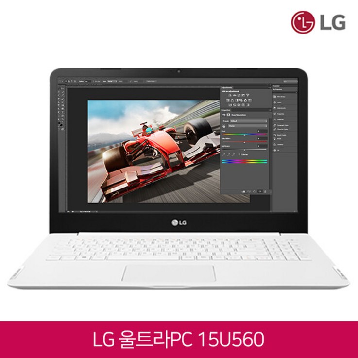 LG전자 울트라북 화이트 노트북 게이밍 지포스 외장 그래픽 탑재 15U560 코어i5 램8GB SSD256GB 지포스 GT940M 윈10 탑재