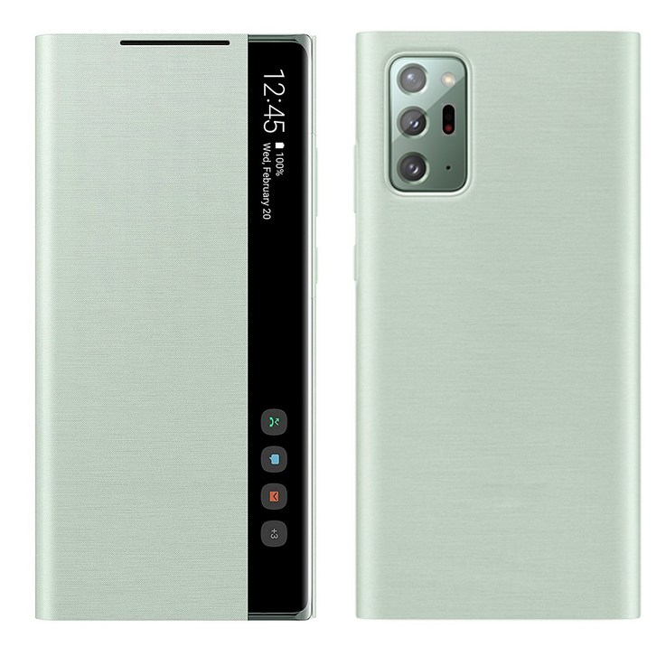 FOXON 갤럭시 노트20노트20 울트라 스마트 클리어뷰 커버 케이스 호환 Galaxy Note 20Ultra 5G 케이스