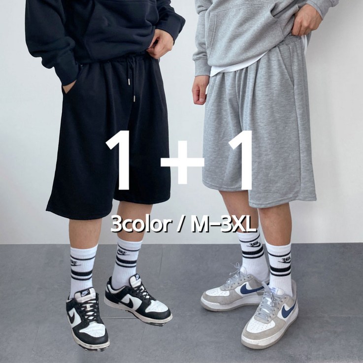 11 남자 버뮤다팬츠 와이드 6부 반바지 M3XL