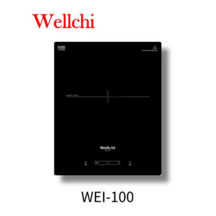 업소용인덕션 웰치 1구 WEI100 업소용 빌트인 고화력 전기레인지 샤브 식당 식탁용, WEI100