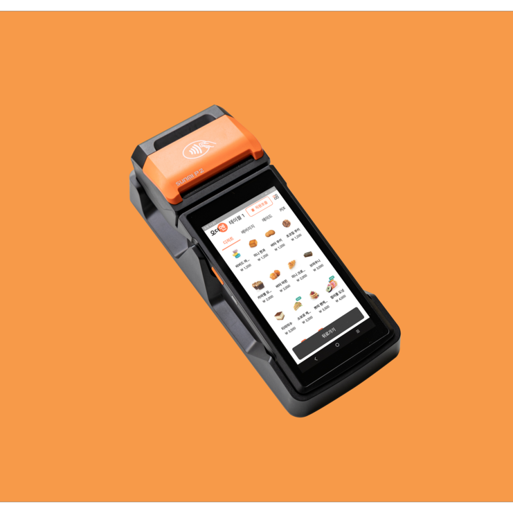 신용카드 무선 단말기 POS 카페포스 안드로이드 렌탈 개인 사업자 와이파이 카드단말기 P2