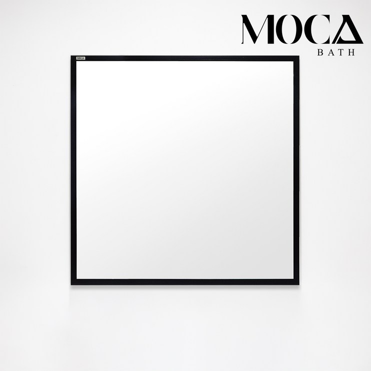 모카바스 욕실용 거울 모음, 퓨어 블랙 욕실거울800X800