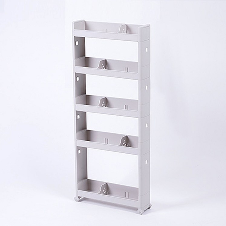 티렉스캐스터 틈새 트롤리 이동식 선반 카트 13cm 18cm 33cm 36cm, 13cm 5단 틈새 트롤리