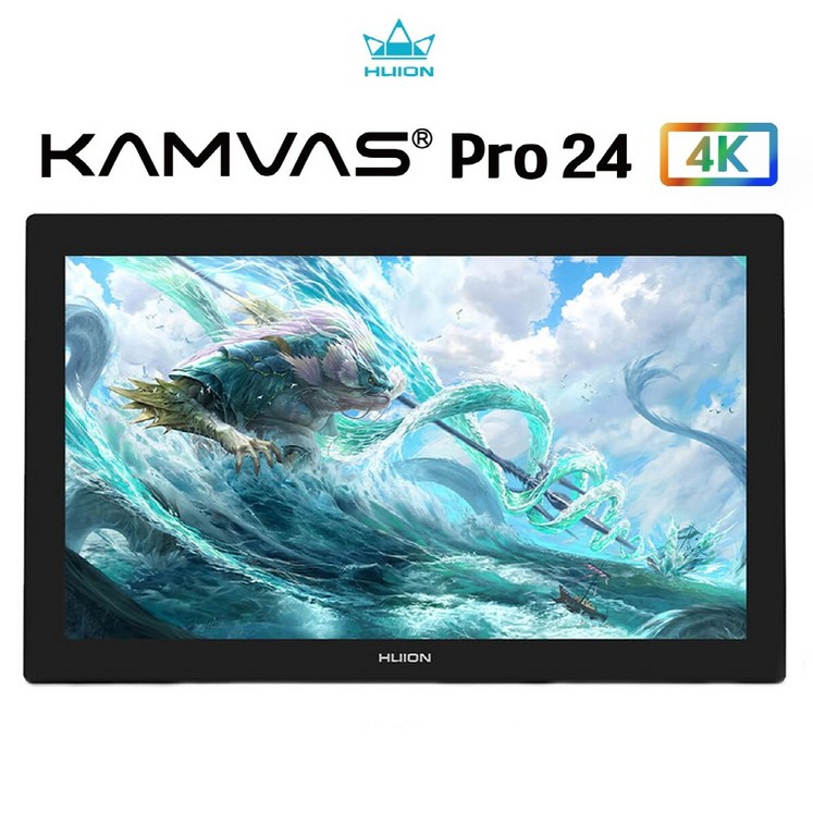 휴이온 KAMVAS Pro 24 4K UHD액정타블렛, 블랙 휴이온 KAMVAS Pro 24 4K UHD액정타블렛, 블랙