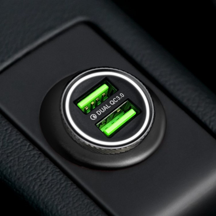 홈플래닛 퀄컴 공식 QC3.0 차량용 시거잭 고속충전기